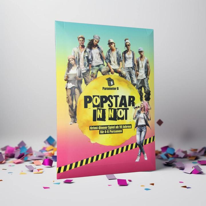 Immagine prodotto Parameter B Popstar in difficoltà - cena con delitto (Tedesco)