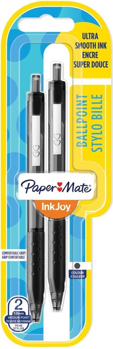 Actual product image Paper Mate Ballpoint InkJoy 300 RT 2er M (Black, 2 x)