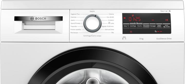 Image du produit Bosch Hausgeräte Série 6 Lave-linge à chargement frontal 9 kg 1400 UmA ITModèle (9 kg, Gauche)