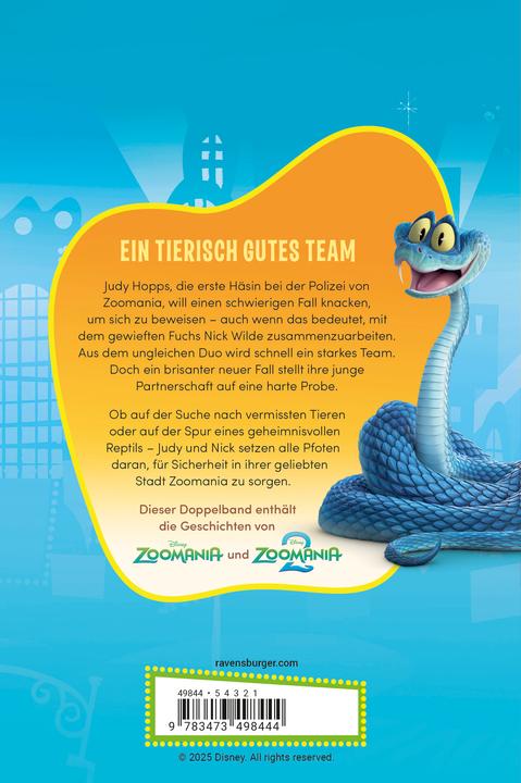 Actual product image Ravensburger Disney: Zoomania - Die offiziellen Romane zu Film 1 und 2 (German, Anke Albrecht, The Walt Disney Company, 2025)