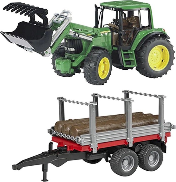 Image du produit Bruder SO JOHN DEERE+FRONTL.+BOISTRAN 01142