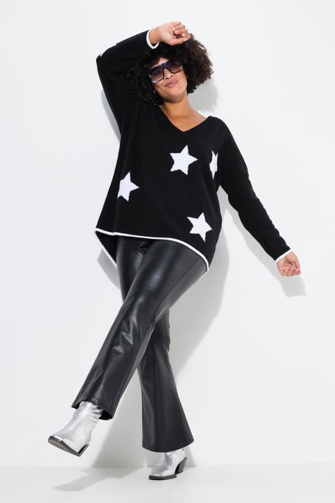 Actual product image Angel of Style Skinny fit leggins with flared hems, leather look (58)