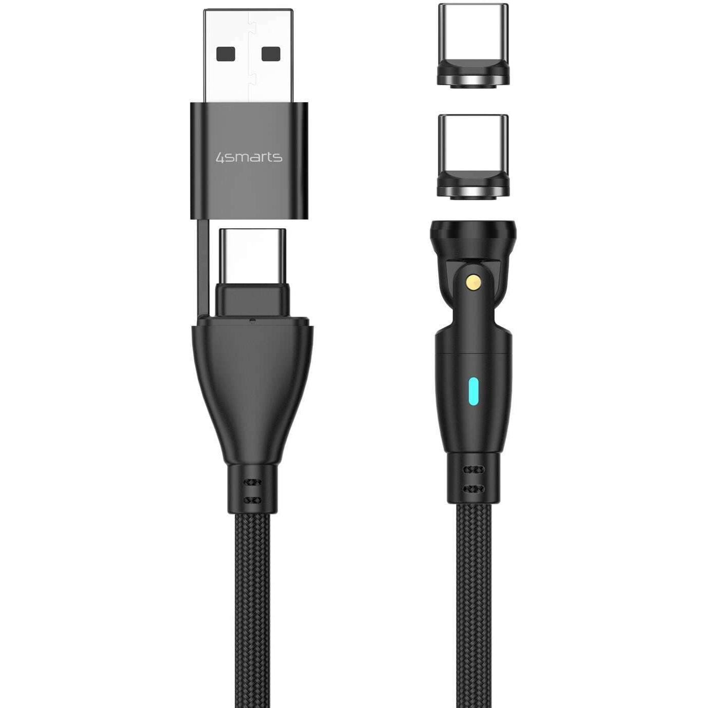 Thumbnail - 4smarts USB A – USB C (1.80 m, USB 2.0), USB Kabel