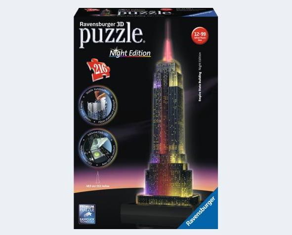 Image du produit Ravensburger L'Empire State Building la nuit (216 pièces)