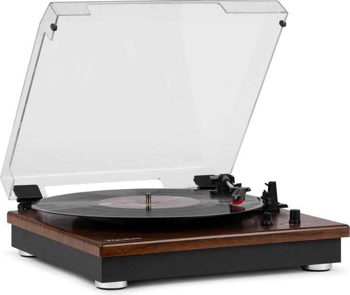Productafbeelding Audizio Platenspeler met Bluetooth IN/OUT en Ingebouwde Speakers - RP112D - Retro - (Volautomatisch)