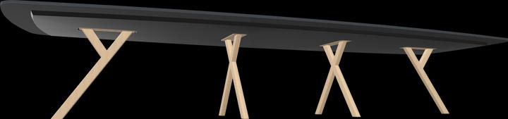 Immagine prodotto Dietiker Tavolo da riunione Felber T14 Boatform (4300 x 1450 x 720 mm)