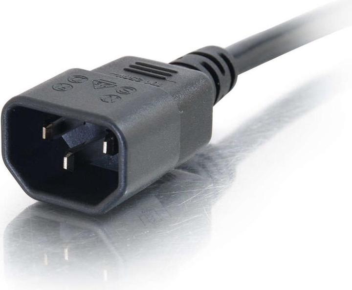 Actual product image C2G Computer Power Cord Extension (0.50 m, CEE 7/4, CEE 7/5)
