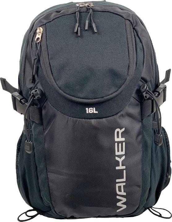 Produktbild Walker Schulrucksack Flow Kunstfaser schwarz