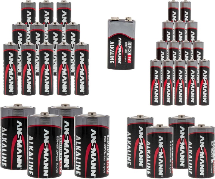 Image du produit Ansmann BatterieSet (35 pcs, AAA)