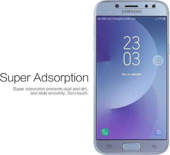 Actual product image Nillkin Super Clear Series (1 Piece, Samsung Galaxy J7 2017)