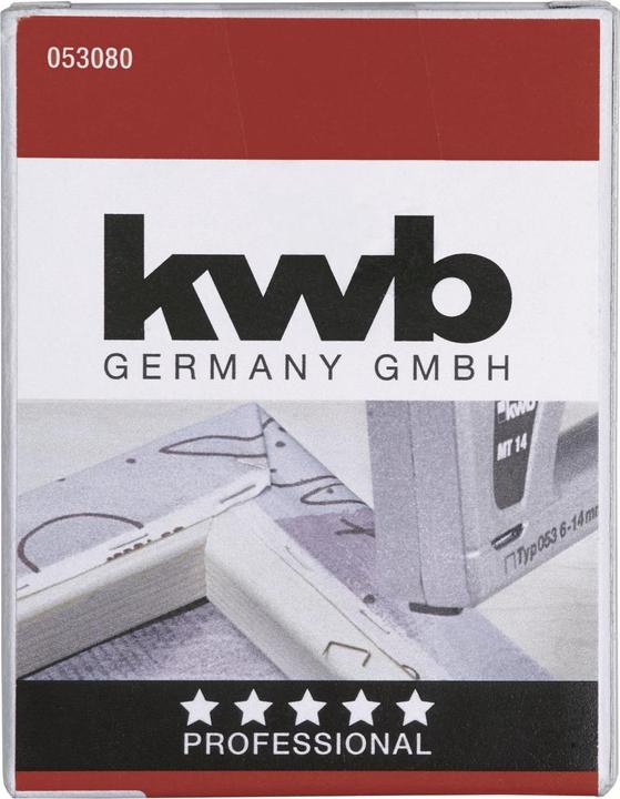 kwb Tackerklammern Type 053 8 mm Normaldraht 11,4 mm 5000 Stk./Pack