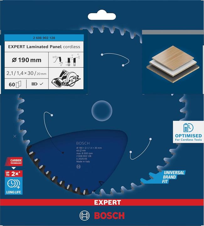 Productafbeelding DeWalt Lama per Sega Circolare Senza Filo per Pannelli Laminati Expert