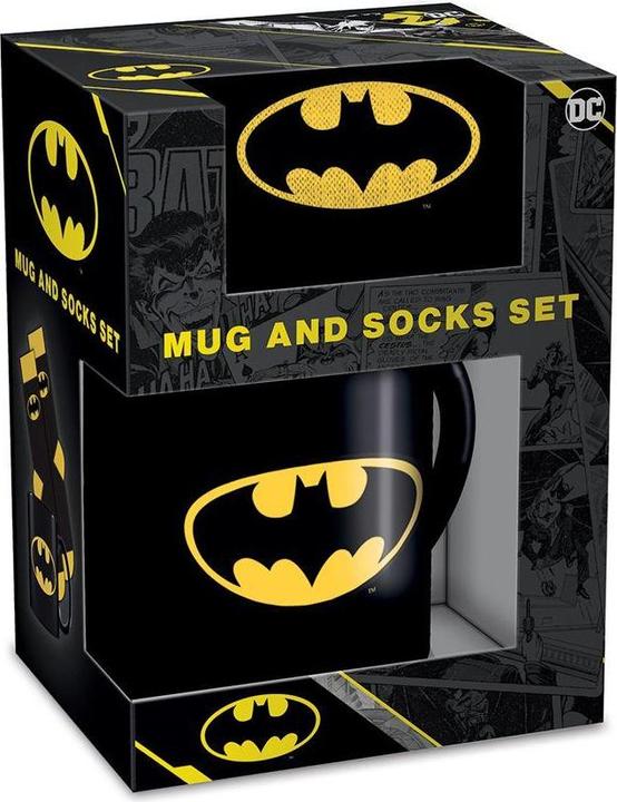 Batman Logo Mug and Sock Set (325 ml, 1x)