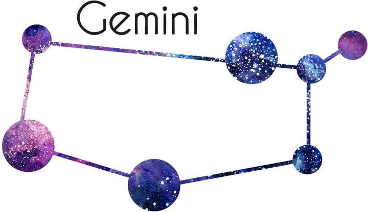 Actual product image Trenddeko Constellation Gemini - Twins (30 x 21 cm)