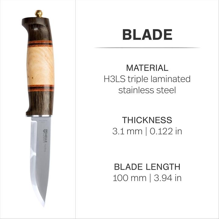 Immagine prodotto Helle Caccia all'aperto coltello Harding (10 cm)