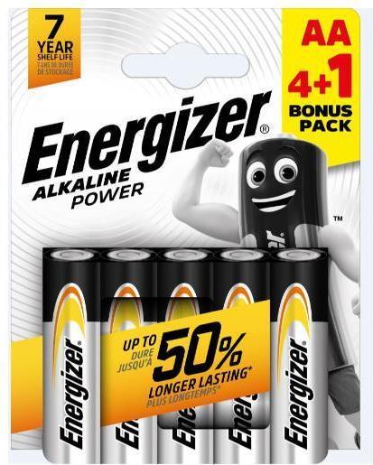 Actual product image Energizer Pack 4 1 Power AA (5 pcs.)