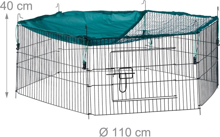 Immagine prodotto Relaxdays Recinto XL con rete parasole