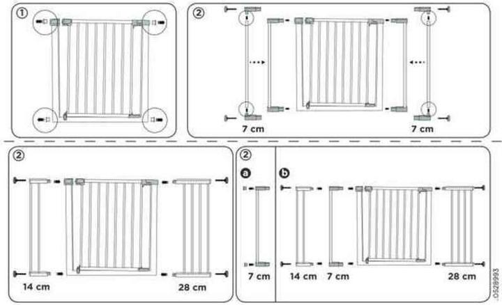 Produktbild Safety 1st Easy Close Verlängerung 14cm Metall Weiss (14 cm)