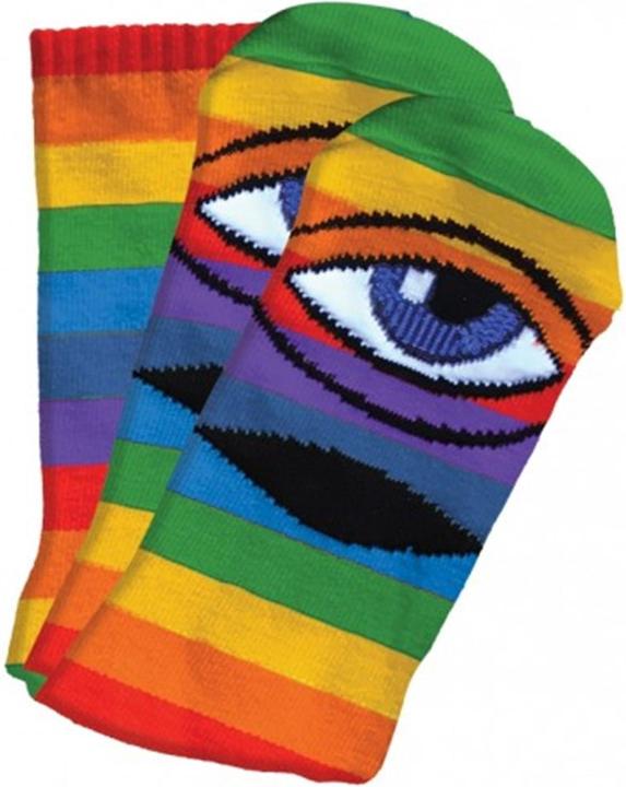 Produktbild Toy Machine Sect Eye Rainbow Stripe Sock (One Size)