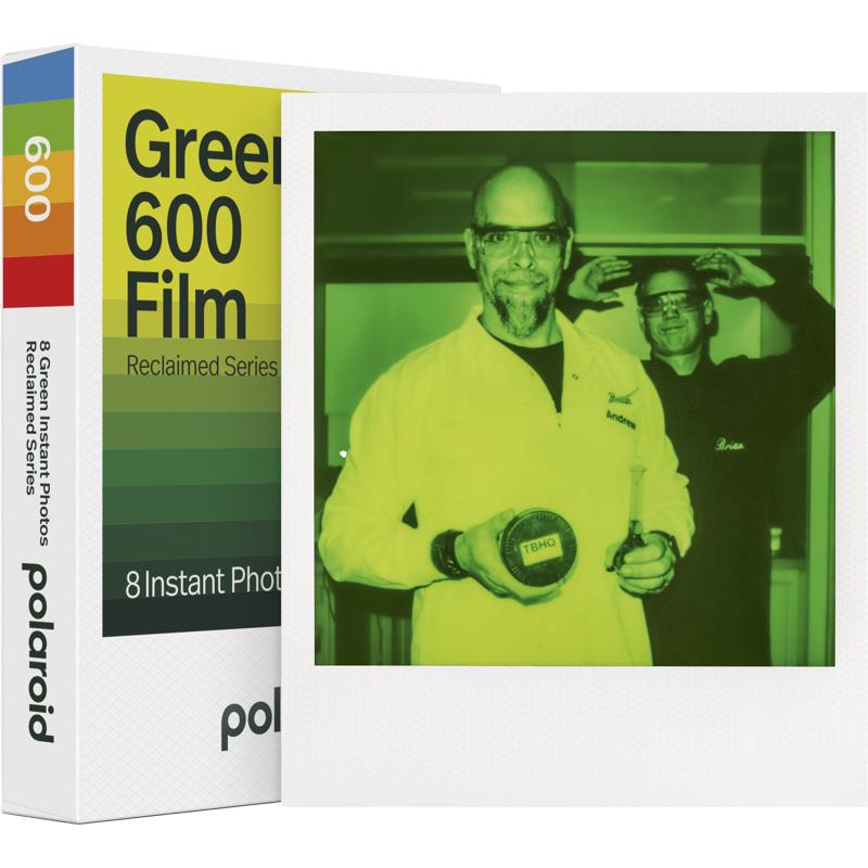 Polaroid Color Film 600 Reclaimed Series (Polaroid 600, OneStep+), Sofortbildfilm, Grün