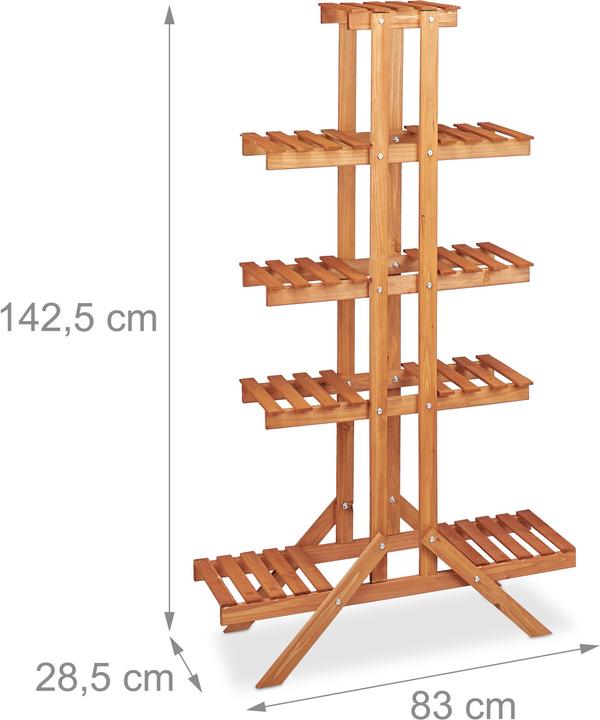 Image du produit Relaxdays Escaliers à fleurs