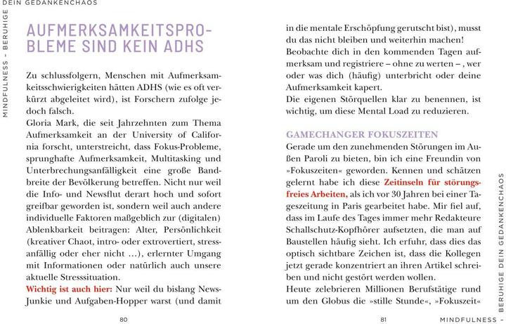 Produktbild Die 1-Minuten-Strategie gegen mentale Erschöpfung (Deutsch, Cordula Nussbaum, 2025)