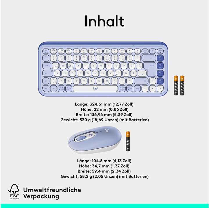 Actual product image Logitech POP Icon Combo (CH, Wireless)