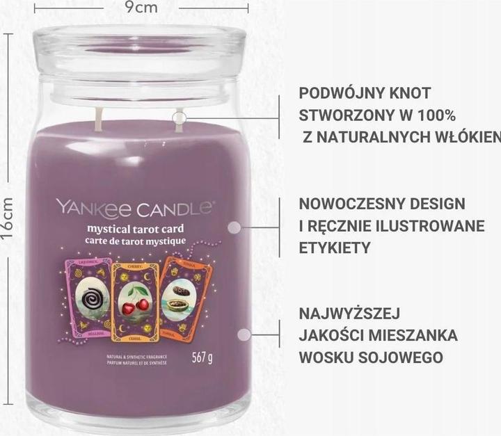Produktbild Yankee Candle Mystical Tarot Card Signature Large Jar (1 Stk)