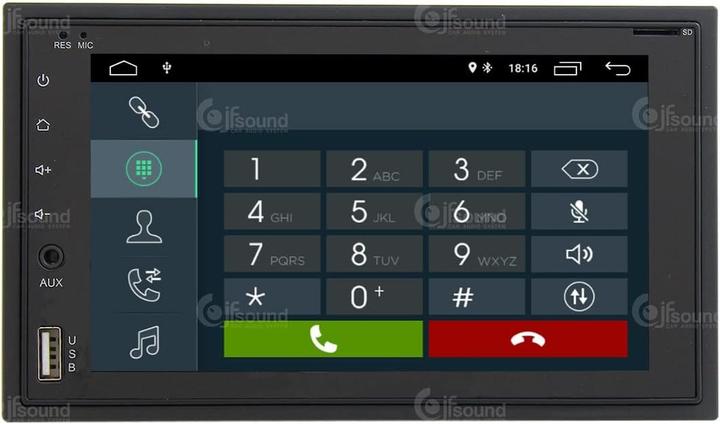 Immagine prodotto JFSound Universelles Android Autoradio mit GPS, Bluetooth, WiFi, USB, DAB+, Carplay und Android Auto