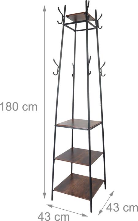 Actual product image Relaxdays Coat rack
