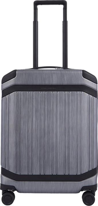 Piquadro PQ Light Premium Ultra Slim Spinner 55 Grey / Black (38 l)