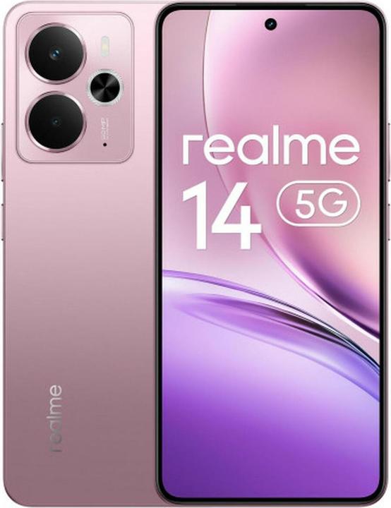 Productafbeelding realme 14 (256 GB, Krijger Roze, 6.67", Dubbele SIM, 5G)