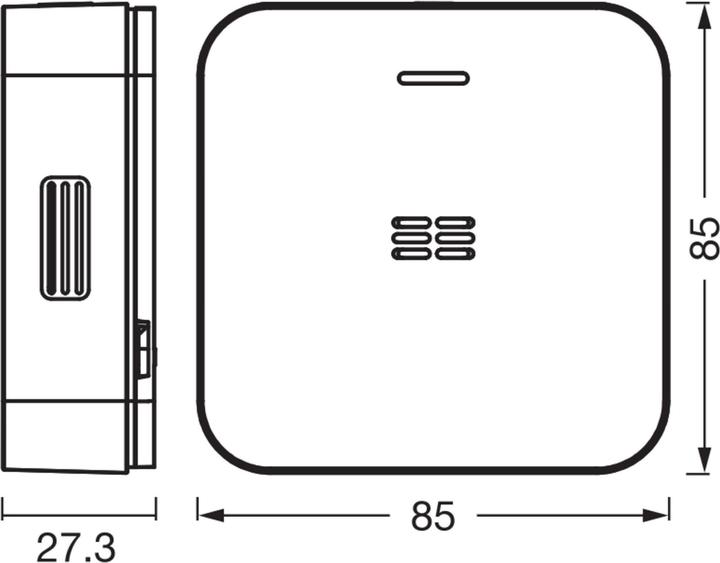 Produktbild Osram SMART+ WIFI CO DETECTOR White