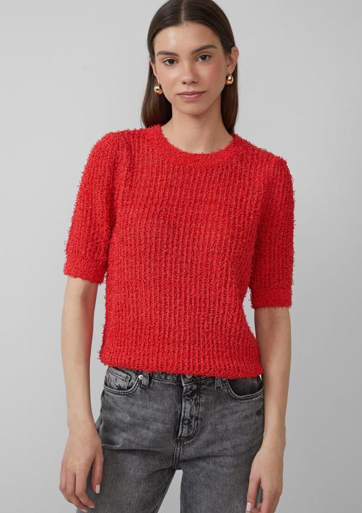 Image du produit S.Oliver Strickpullover Kurzarmpullover aus Effektgarn (M)