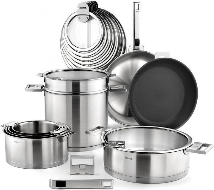 Image du produit Cristel Strate (20 cm, Casserole, Acier inoxydable, Aluminium)