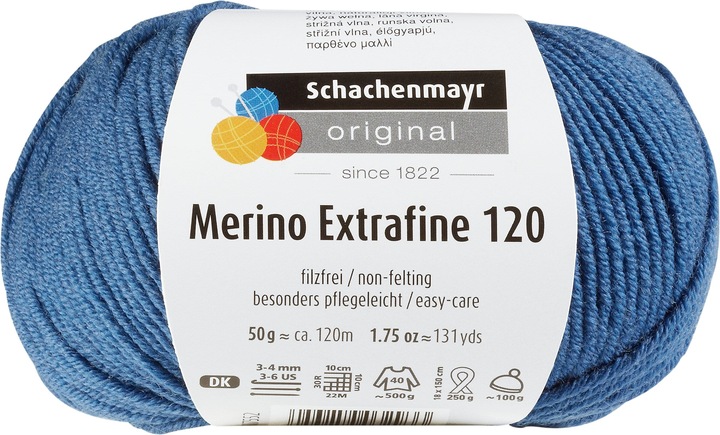 Produktbild Schachenmayr Wolle Merino Extrafine 120 (0.10 m)