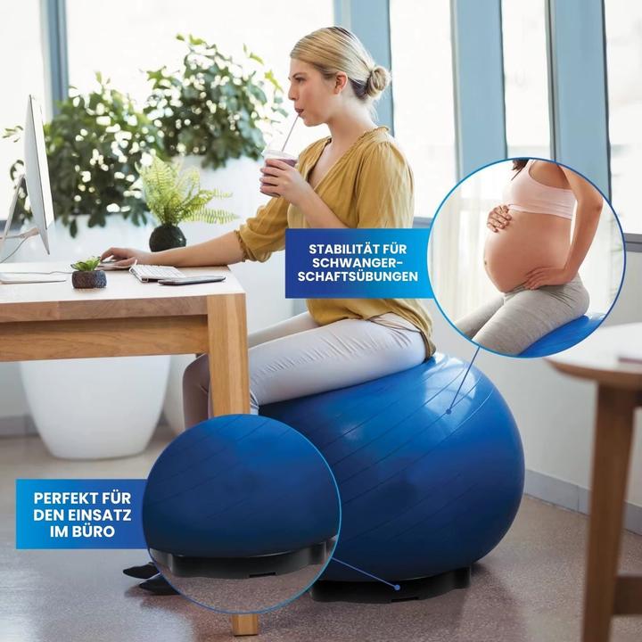 Image du produit Hermex Gymnastikball-Ring Ballschale Sitzball-Halter Yogaball-Halterung