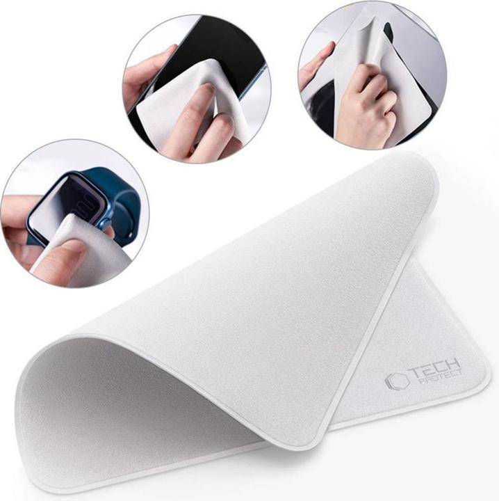 Actual product image Tech-Protect Protect POLISHING CLOTH 2-PACK GREY