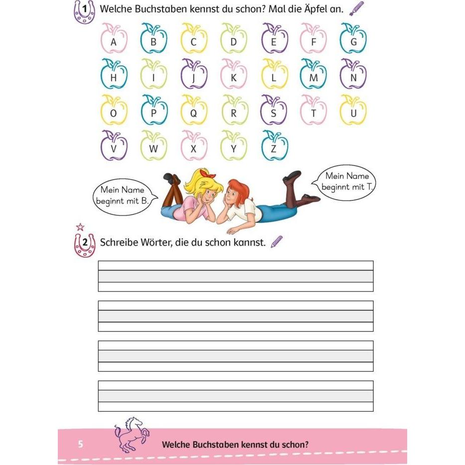 Thumbnail - Bibi & Tina: Lernrätsel Deutsch ab 6 Ja, Schulbücher