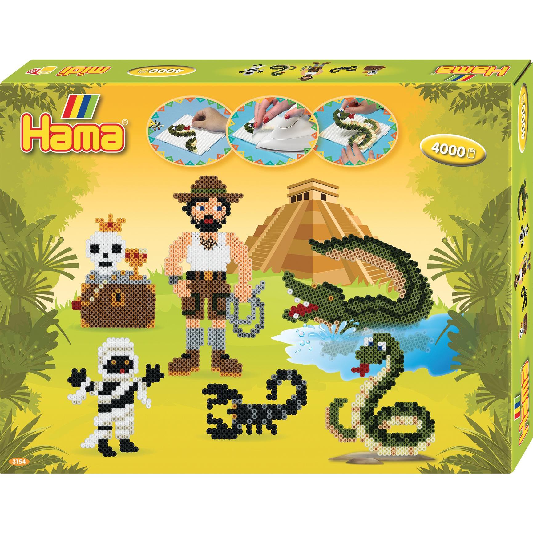 Hama Perlen Geschenkp. Abenteuer 4000 Stück