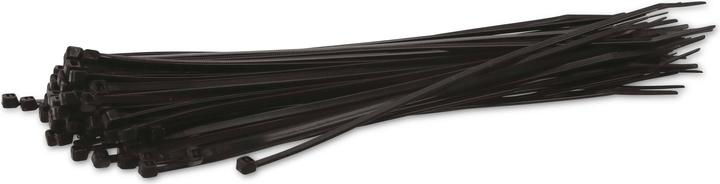 Actual product image KSS Range of cable ties polyamide 6.6, black, 250x3.6, UV-resistant, 100 pcs. (Plastic cable ties, 250 mm, 100 pcs.)