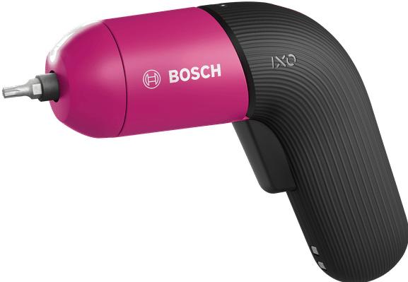 Actual product image Bosch Home & Garden IXO Color Edition Lithium-ion cordless screwdriver, pink