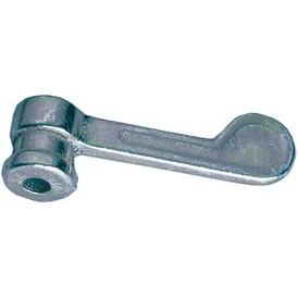 Thumbnail - Magni, Türbeschlag + Scharnier, Format 4044921000134 – Vorreiber Nr. 8310/G/3. 10 mm Unters. hell verz.
