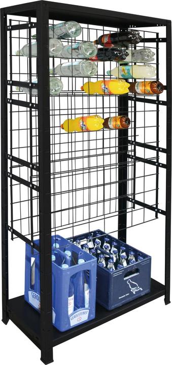 Actual product image Schulte Regalwelt Wine plug-in system basic shelf, 96 bottles incl. shelf (80 x 180 x 35 cm, 96 Fl.)