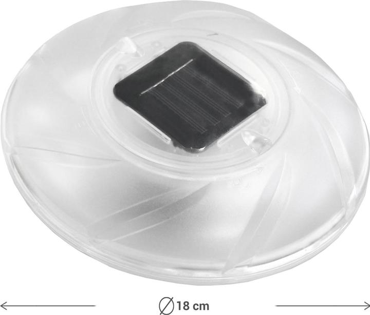 Bestway 8er-Set Schwimmendes Solar Poollicht mit Farbwechsel