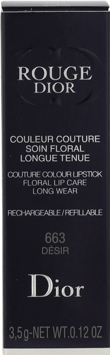 Actual product image Dior Rouge Satin No 663 (663 Désir)