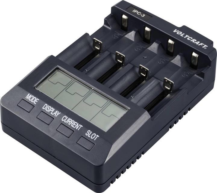 Voltcraft Ipc-3 (1 Pcs., 14500, 18650, AA, CR123A, Lader zonder batterij)