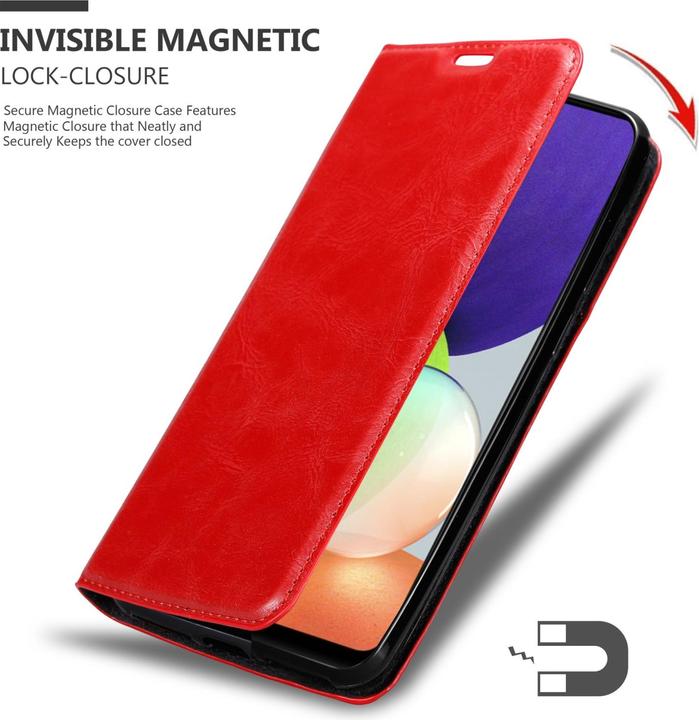 Productafbeelding Cadorabo Boek Invis. Magnetisch deksel (Samsung Galaxy M22, Samsung Galaxy A22, Samsung Galaxy A32)