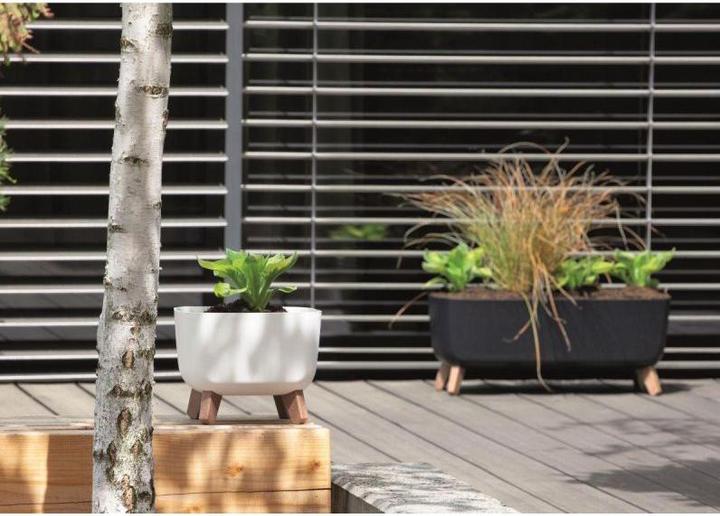 Immagine prodotto Prosperplast Vaso da fiori GRACIA SQUARE 29x29CM antracite (29 x 61 x 22 cm)