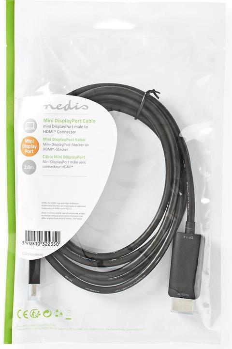 Immagine prodotto Nedis Cavo Mini Displayport - DisplayPort 1.4 - Mini DisplayPort maschio - HDMI™ maschio - 48 Gbps (2 m, HDMI, 1.4)
